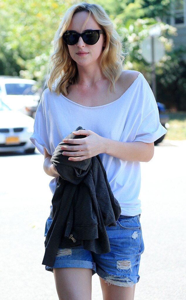 Dakota leaving a beauty salon in Los Angeles on February 27th. - She is  wearing Tom Ford Pia Sunglasses ($396). | Instagram
