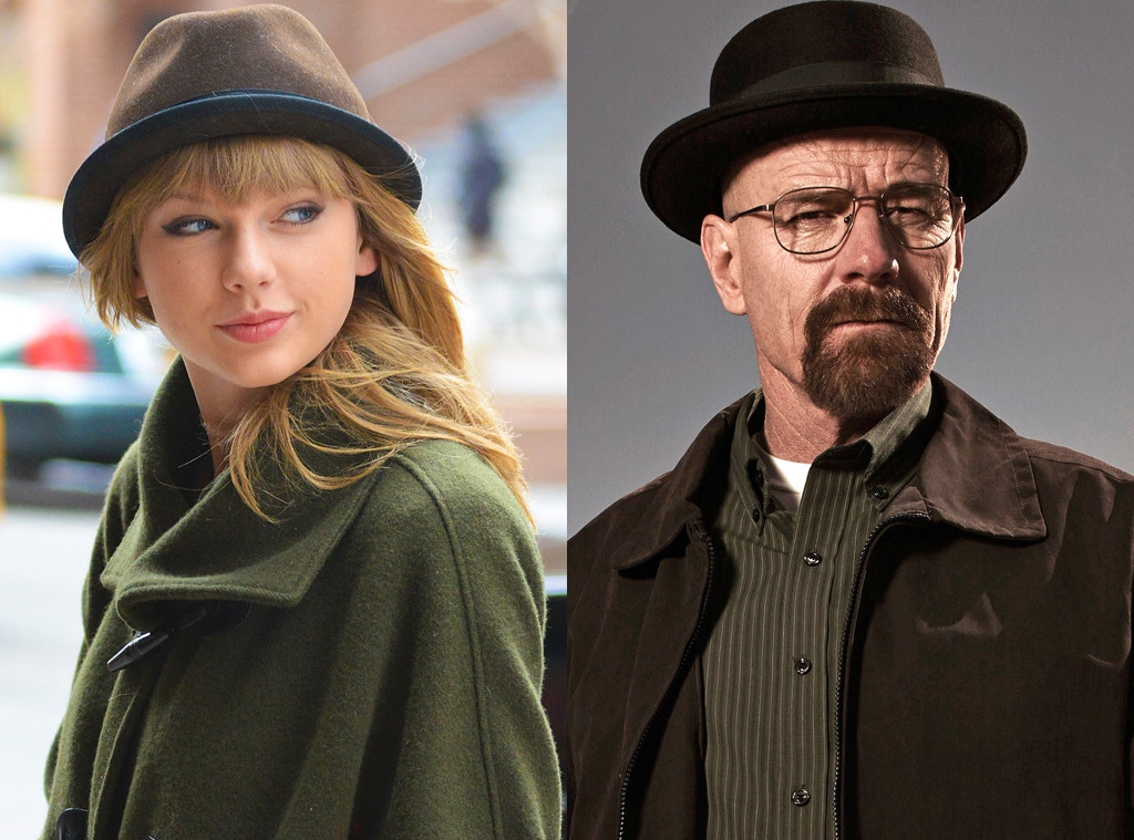 Taylor Swift, Breaking Bad, Bryan Cranston, Walter White