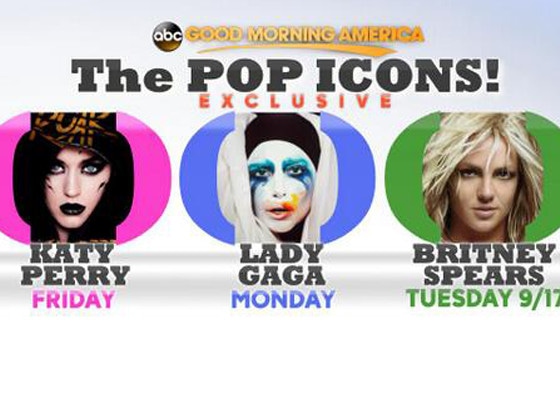 Katy Perry, Britney Spears, Lady Gaga, Pop Icons