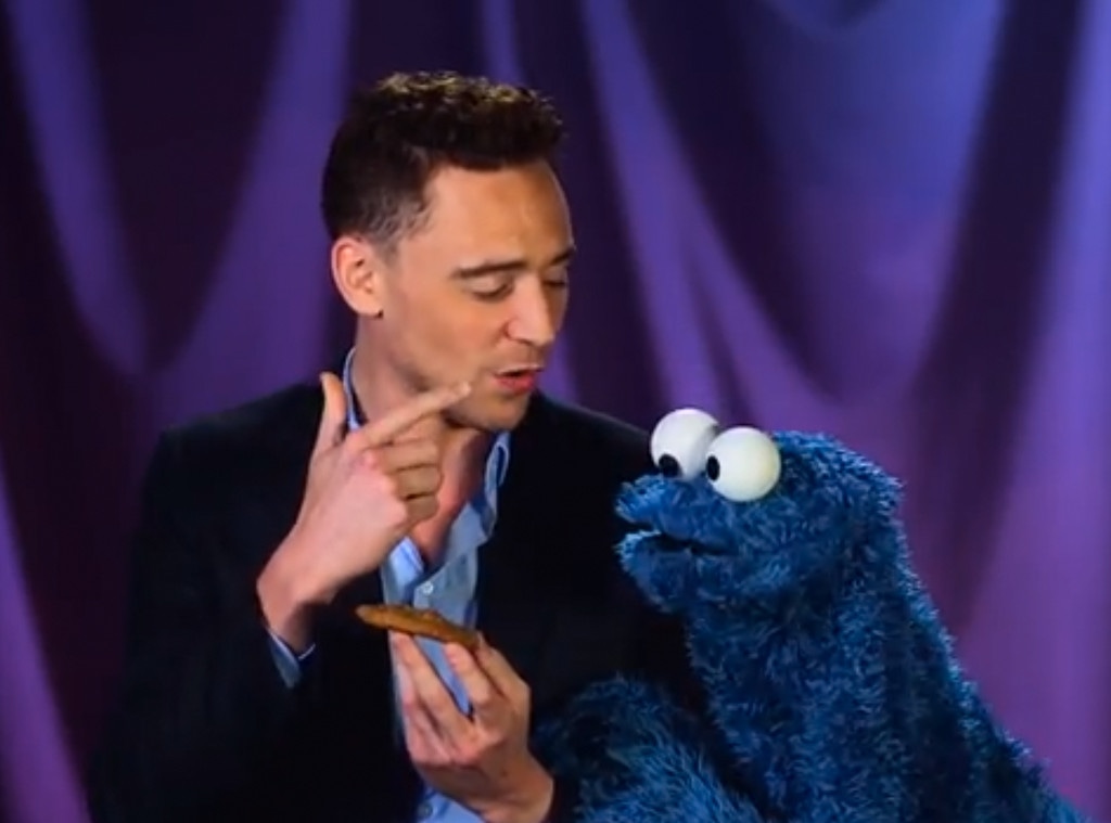 Cookie Monster, Tom Hiddleston 