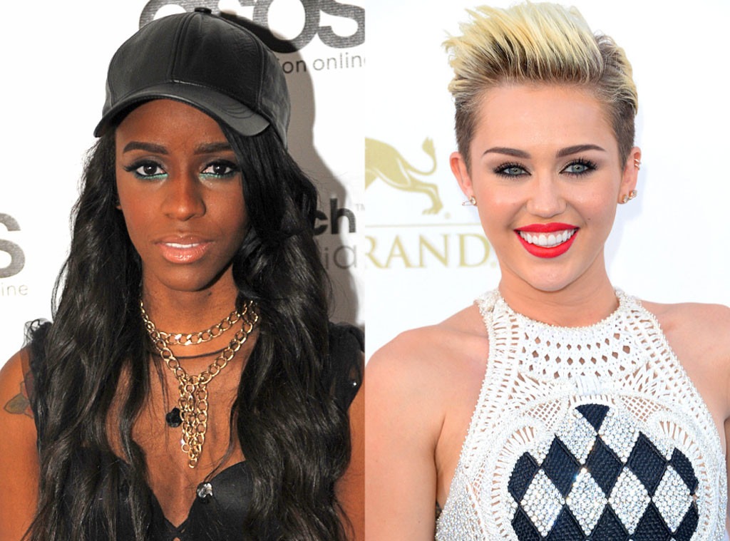 Angel Haze, Miley Cyrus