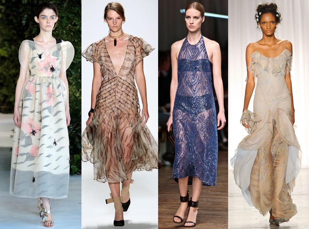 Sheer from Spring 2014 Trends From New York Fashion Week | E! News