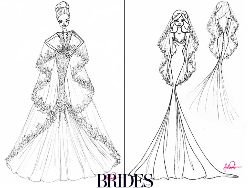 Hayley Paige from Bridal Showdown: Wedding Dress Sketches for Jennifer ...