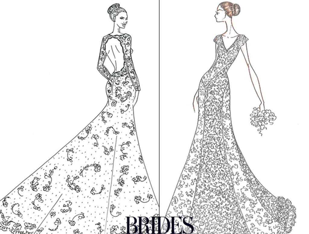 Alfred Angelo from Bridal Showdown: Wedding Dress Sketches for Jennifer ...