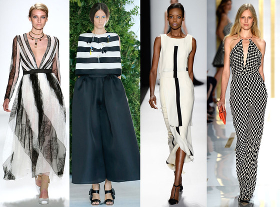 Black and White from Spring 2014 Trends From New York Fashion Week | E ...