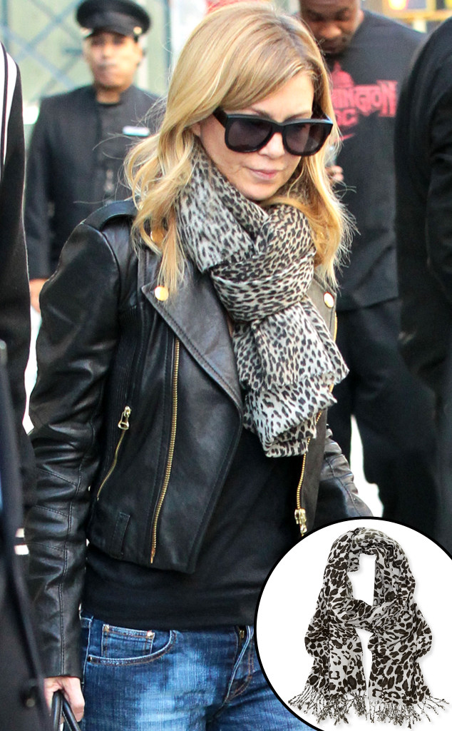 Seeing Spots from Celebs' Fall Scarves E! News