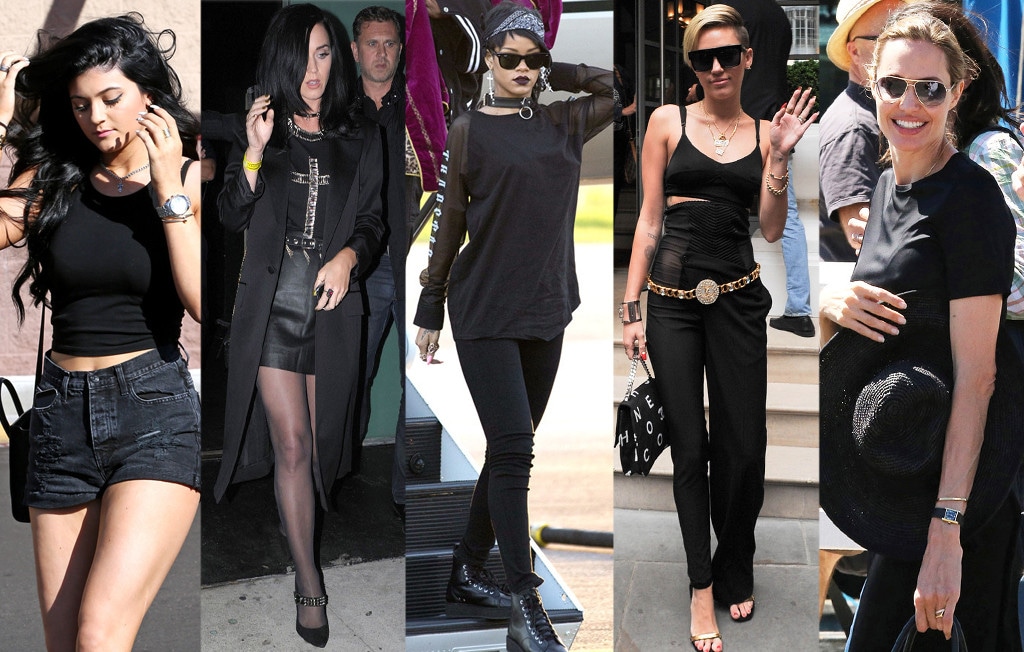 Kylie Jenner, Katy Perry, Rihanna, Miley Cyrus, Angelina Jolie