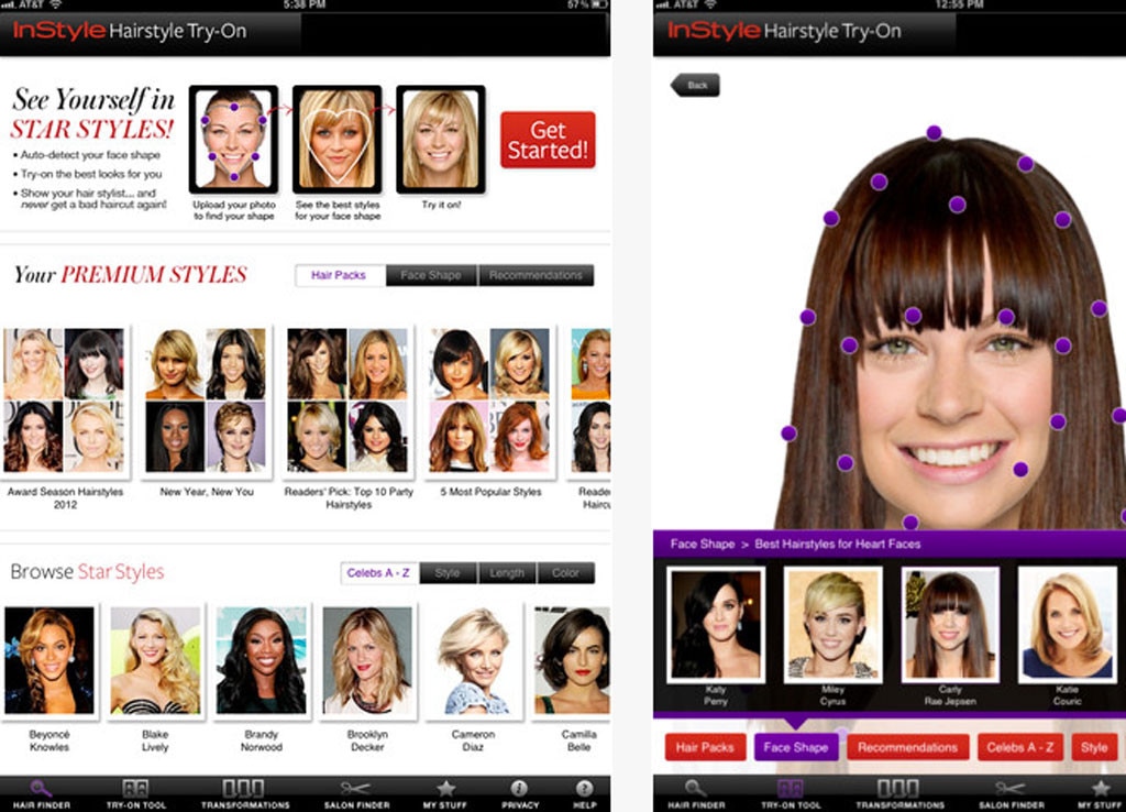 InStyle Hairstyle  Try  On from Best Trend Apps  for iPhone 
