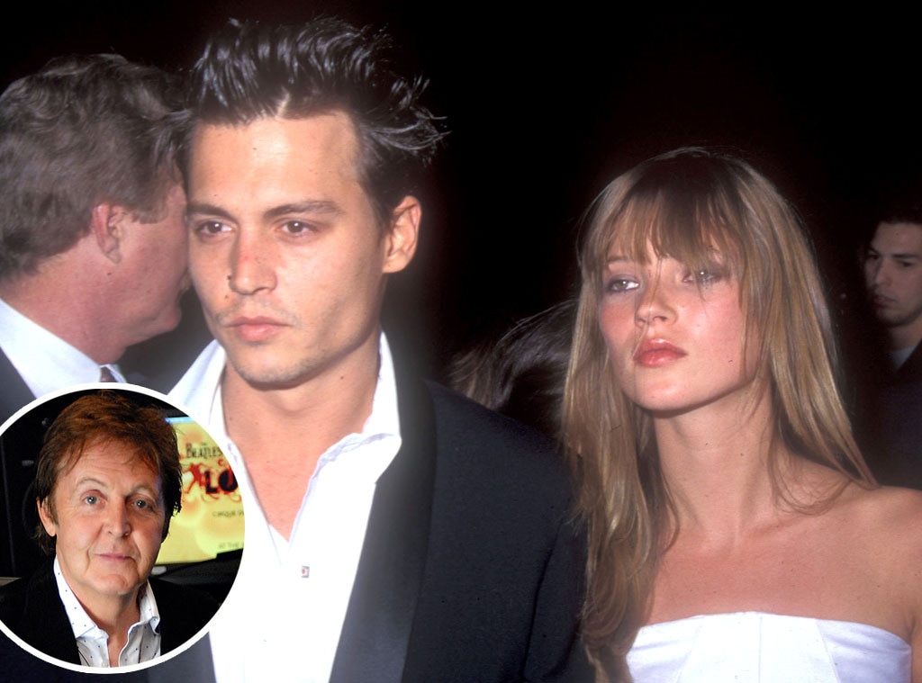 Kate Moss, Johnny Depp, Paul McCartney