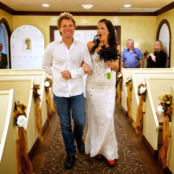 Jon Bon Jovi Walks Superfan Down the Aisle E! Online