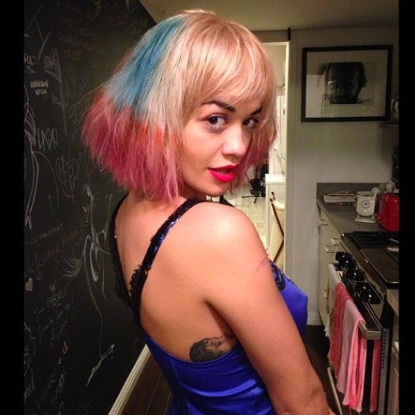 Rita Ora, Rainbow hair