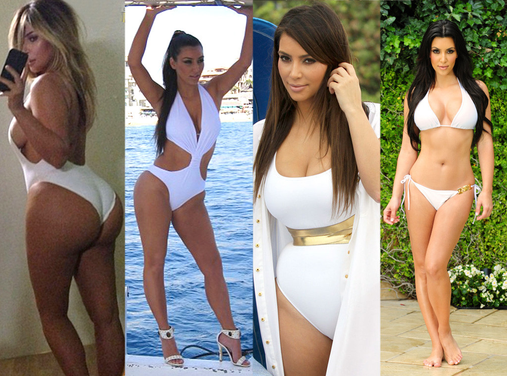 Kim K's White Bathing Suits: Which Is Your Favorite?