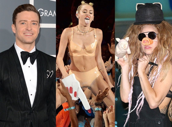 Lady Gaga, Miley Cyrus, Justin Timberlake, Halloween Costumes