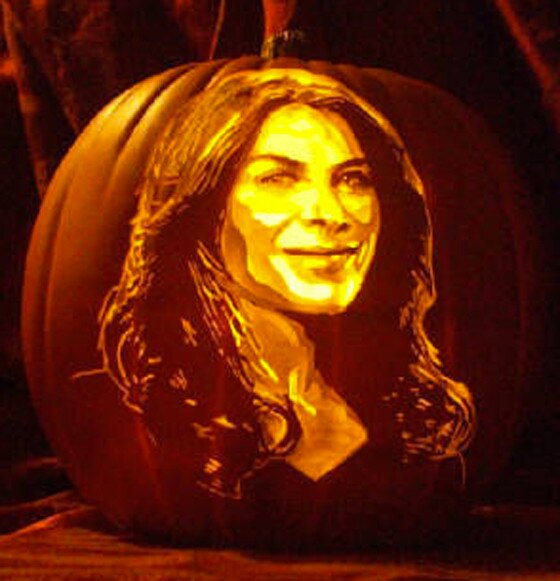 Jillian Michaels from Celebrity Jack-o'-Lanterns | E! News