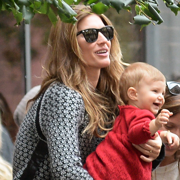 Gisele b ndchen steps out with daughter vivian e online