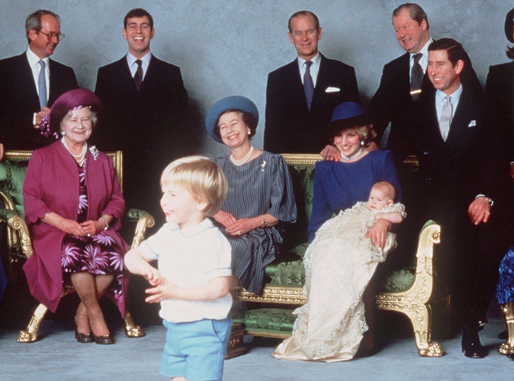 Royal Christening, Prince Harry, Prince William, Princess Diana, Prince Charles, Queen Eliabeth