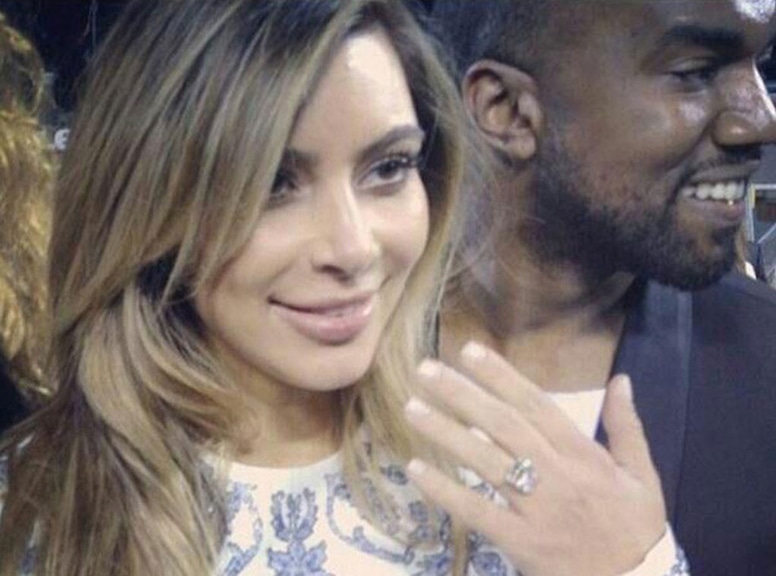 Kim Kardashian, Kanye West, Engagement, Birthday 2013