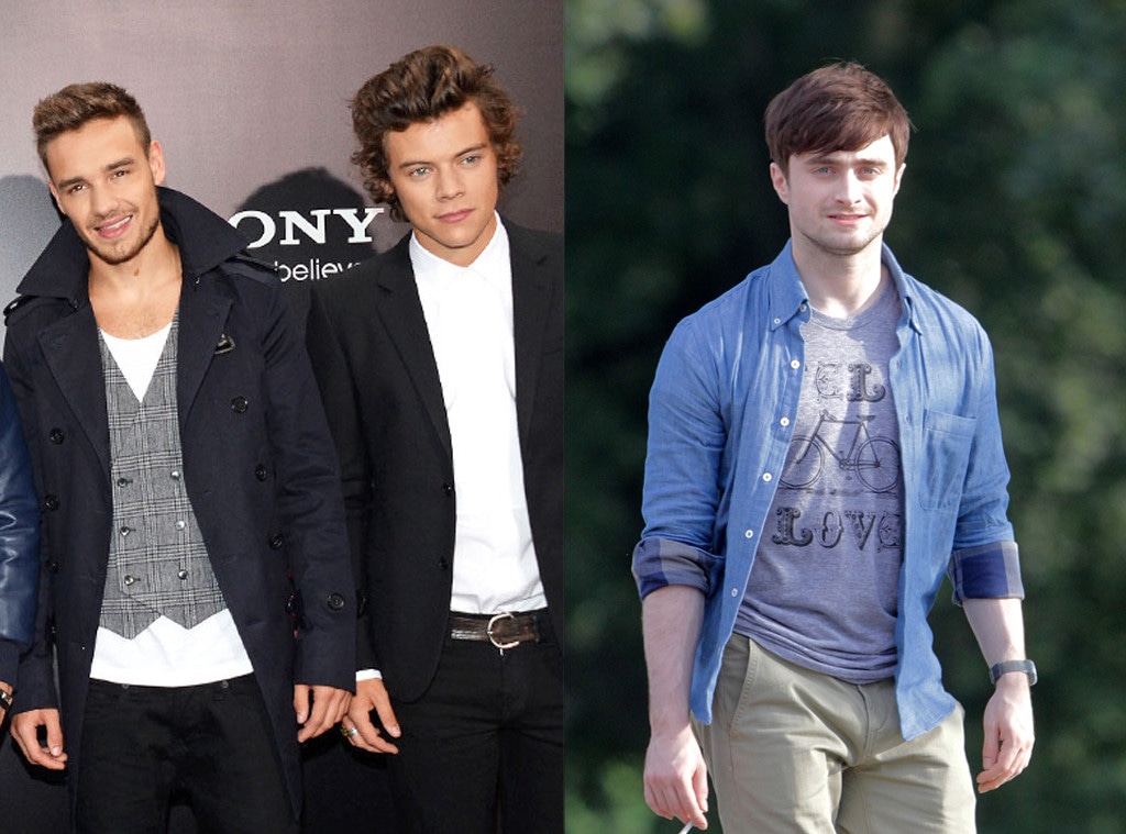Liam Payne, Harry Styles, One Direction, Daniel Radcliffe