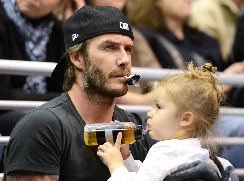 David Beckham's 3-year-old daughter Harper called him 'chubby'
