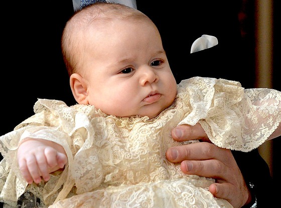 Inside Prince George's Christening: Royal Baby Acted Like a Little ...