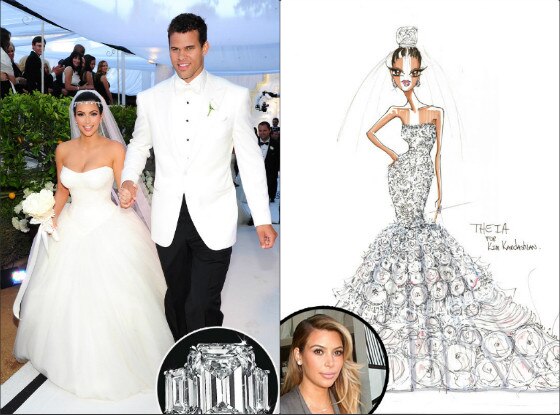 kim kardashian vestido de noiva