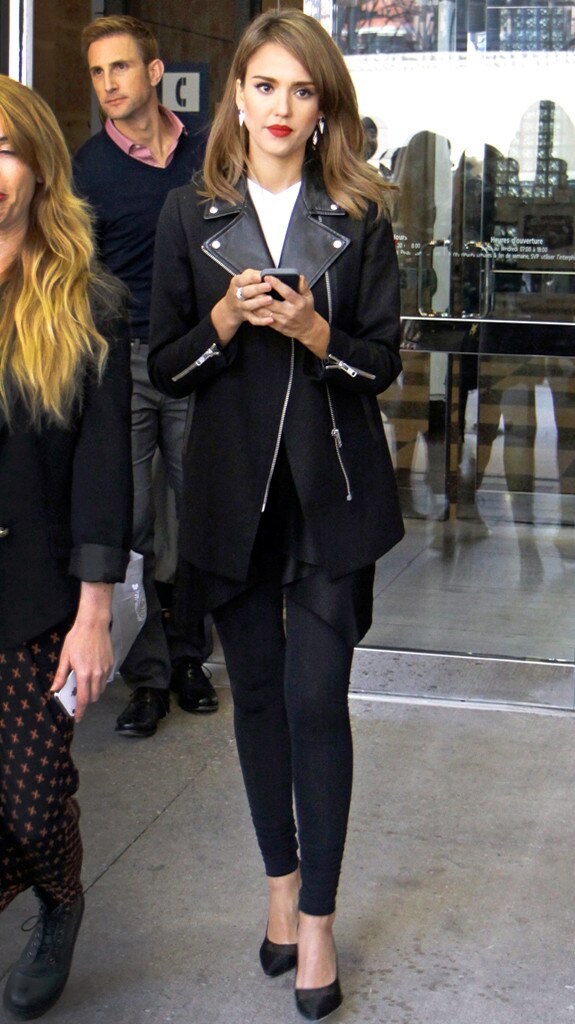 Jessica Alba from Celebs in Coats | E! News