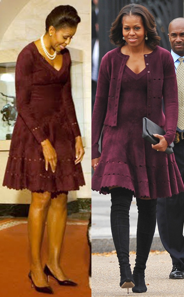 michelle obama knee boots