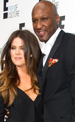E! Upfront, Khloe Kardashian Odom and Lamar Odom
