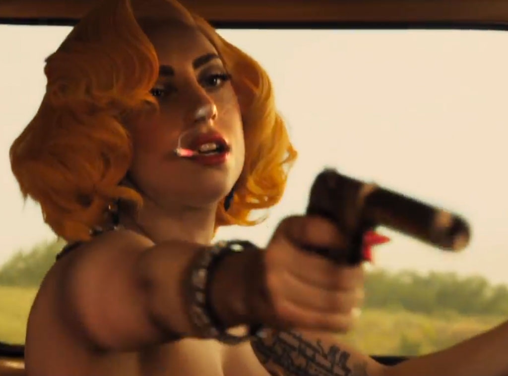 Lederen Vidner skab Lady Gaga's Song "Aura" Featured in Machete Kills - E! Online