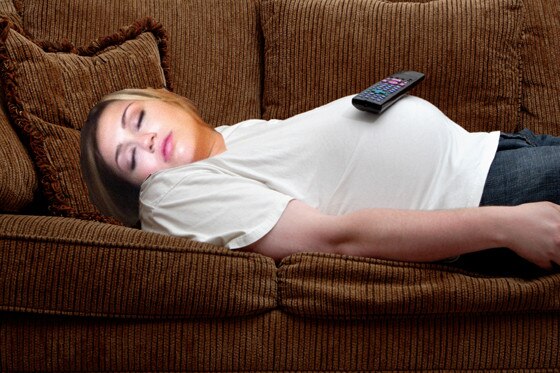 Miley Cyrus Lounging On The Couch From Miley Cyrus At 40 E News