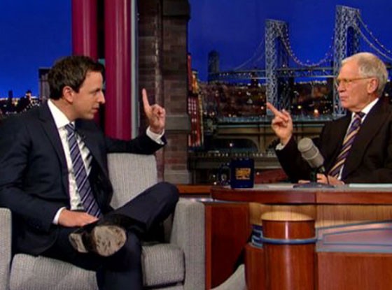 Letterman S Advice To Meyers Change The Late Night Name E News