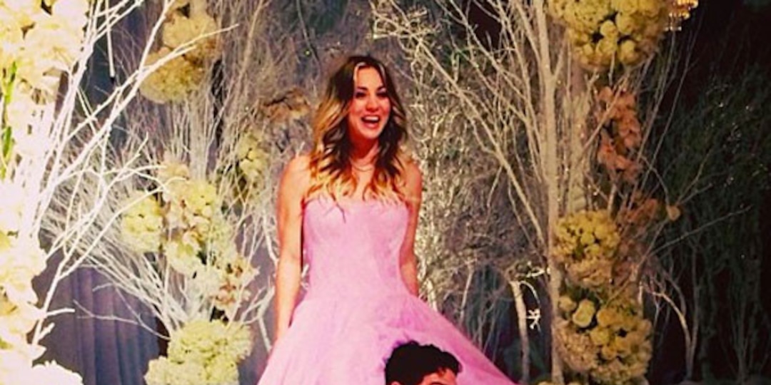 All the Details on Kaley Cuoco's Pink Wedding Dress! All the Details on Kaley Cuoco's Pink Wedding Dress!