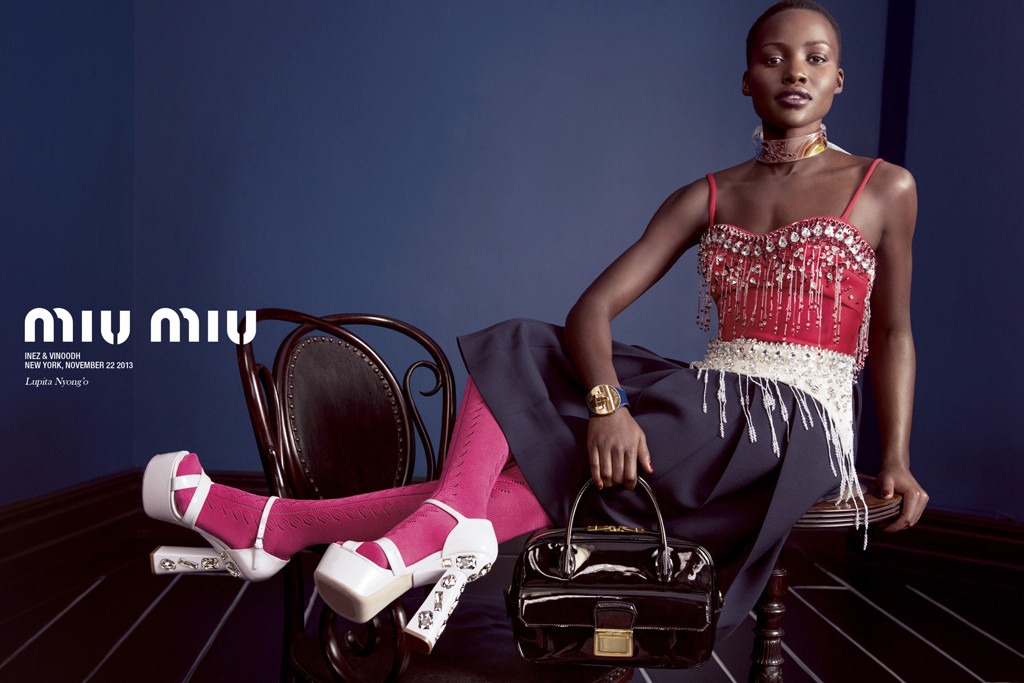 Lupita Nyong O And Elizabeth Olsen Star In Miu Miu S Spring Campaign E Online Lupita Nyong O And Elizabeth Olsen Star In Miu Miu S Spring Campaign E Online