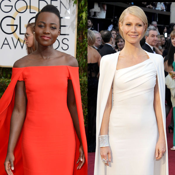 Lupita Nyong'o Rocks Cape Gown, Just Like Gwyneth Paltrow From 2012 - E!  Online