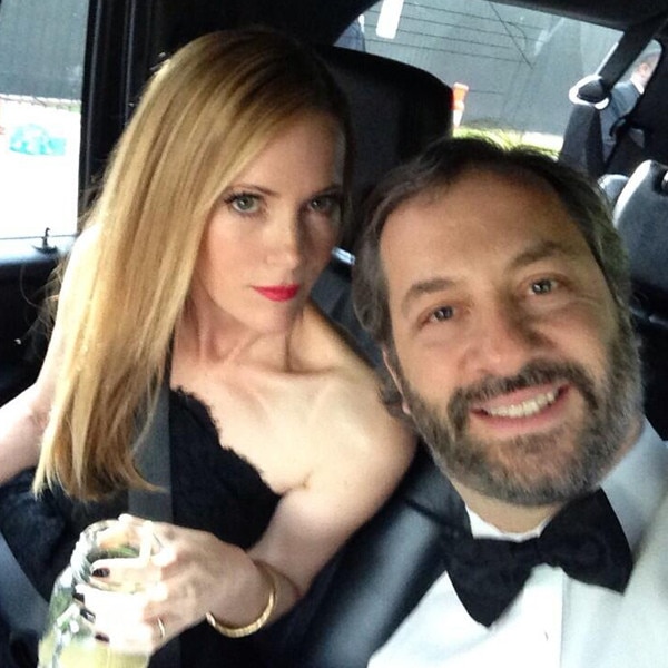 Leslie Mann And Judd Apatow From 2014 Golden Globes Twitpics