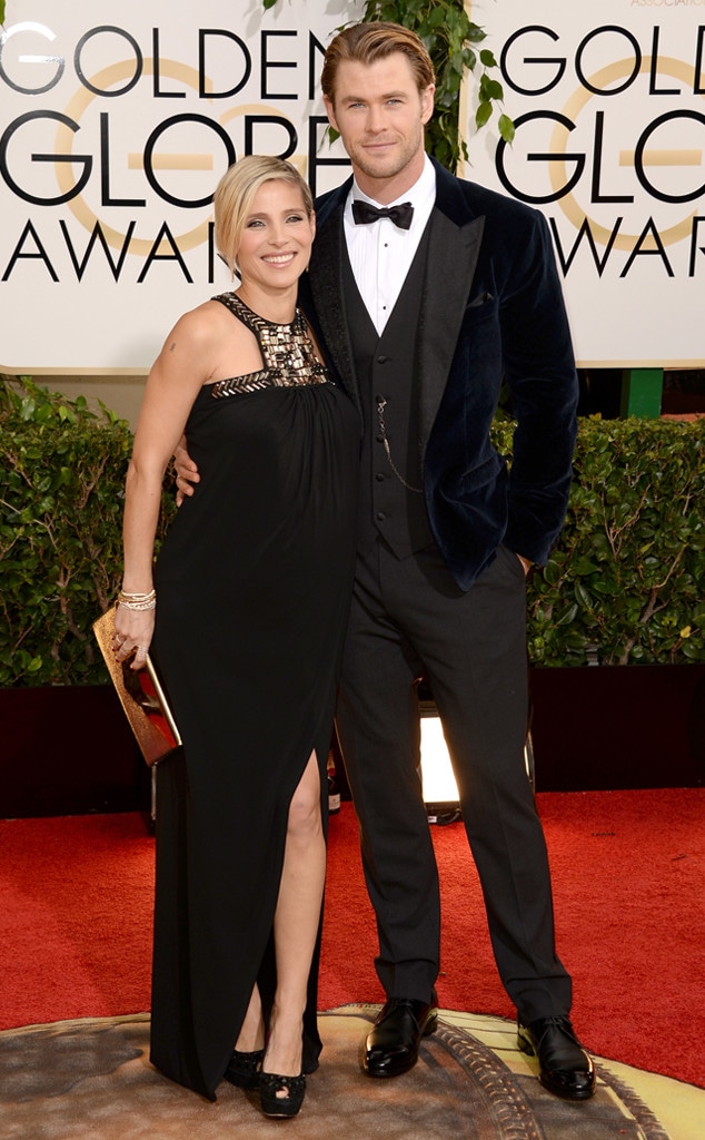 Elsa Pataky, Chris Hemsworth, Golden Globes