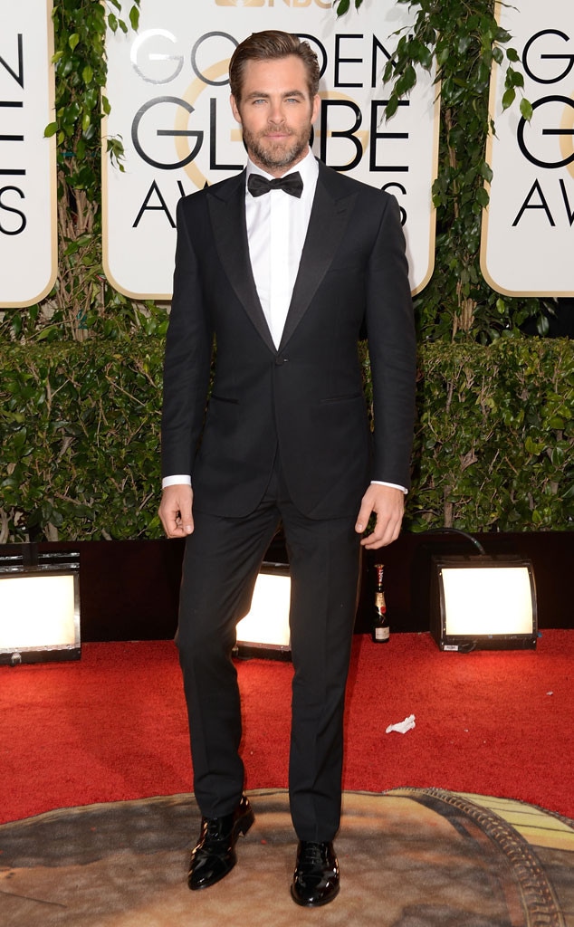 Chris Pine, Golden Globe 2014