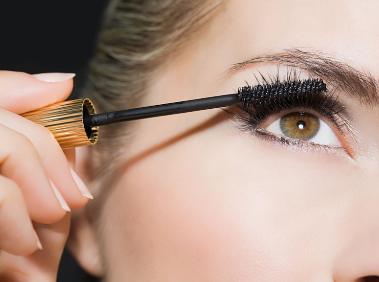 Woman Applying Mascara