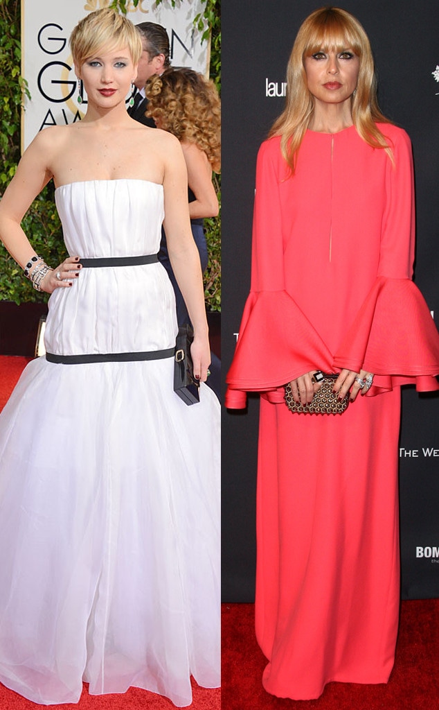 Jennifer Lawrence, Rachel Zoe, Golden Globes 2014