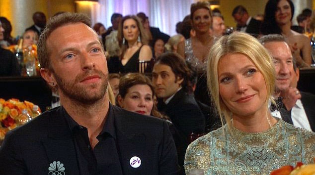 Chris Martin, Gwyneth Paltrow, Golden Globes 2014