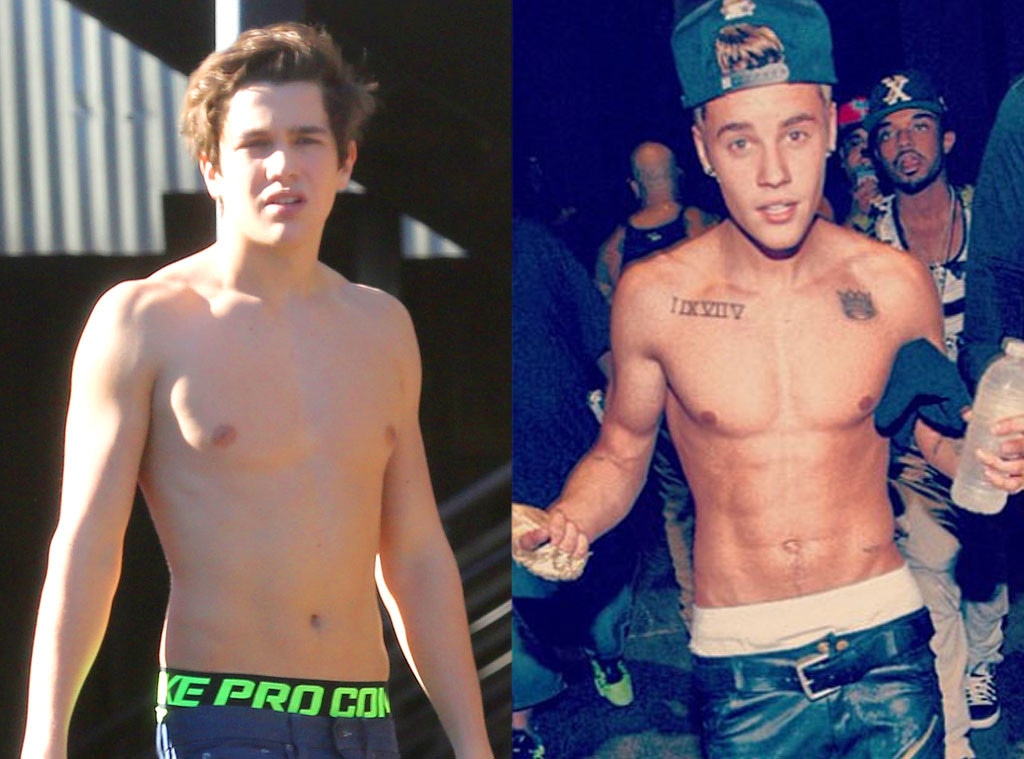 Austin Mahone Goes Shirtless—Is He Hotter Than Justin 