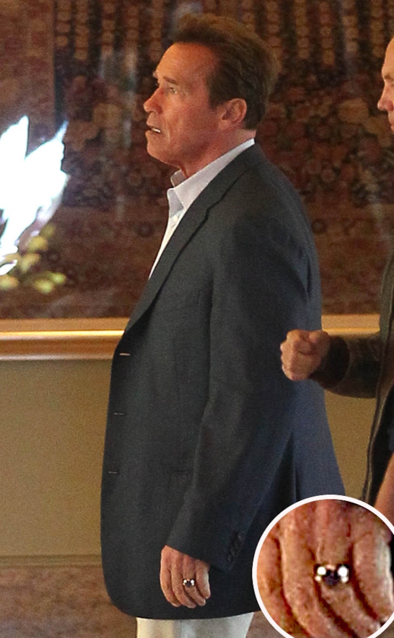 Arnold Schwarzenegger, Still Wearing Wedding Ring