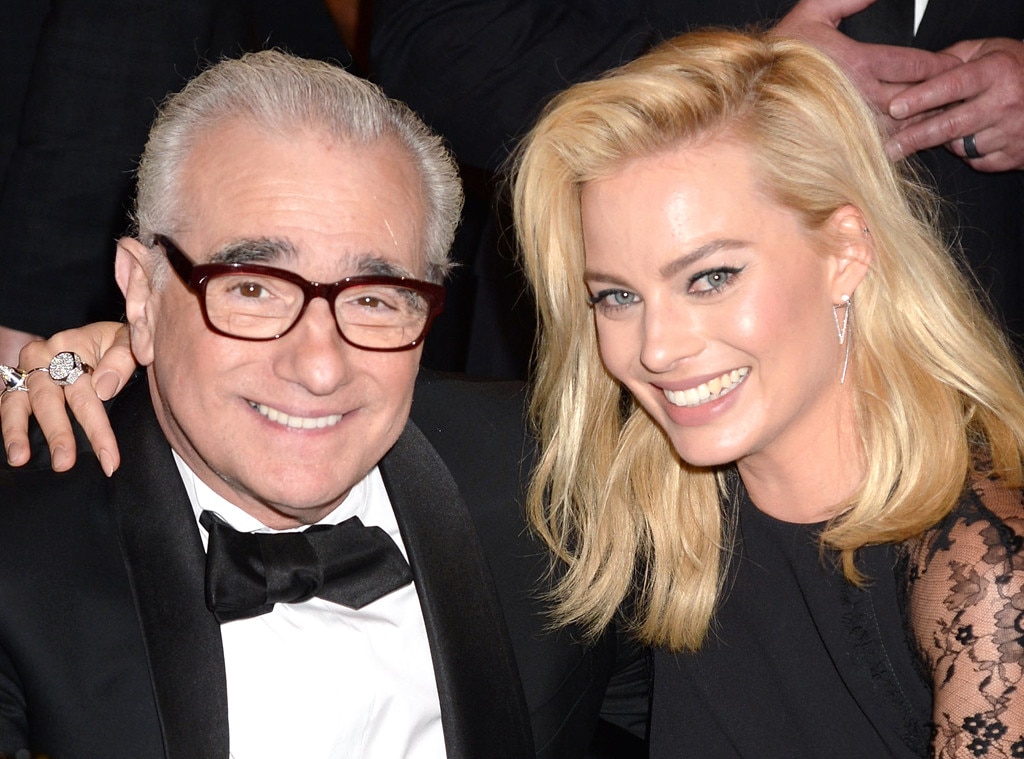 Martin Scorsese & Margot Robbie from 2014 Critics' Choice Movie Awards