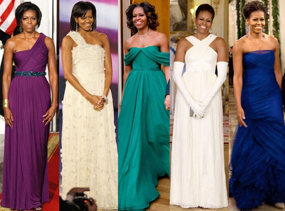 Michelle Obama Turns 50! Let's Look Back at FLOTUS' Best Fashions So ...