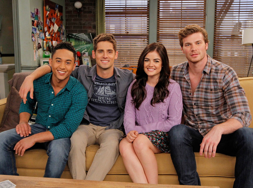 Lucy Hale S Baby Daddy Debut See First Look Pics E Online Lucy Hale S Baby Daddy Debut See First Look Pics E Online