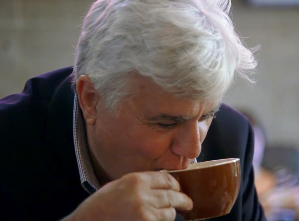 Jay Leno, Jerry Seinfeld, Comedians in Car Getting Coffee