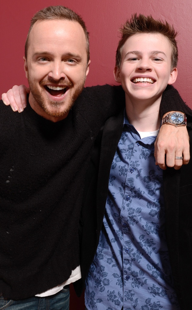Aaron Paul & Josh Wiggins from 2014 Sundance Party Pics E! News
