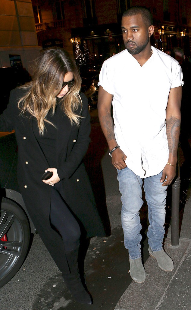Kim Karadashian, Kanye West, Paris