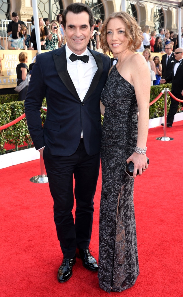 Ty Burrell & Holly Anne Brown from 2014 SAG Awards: Red Carpet Arrivals ...