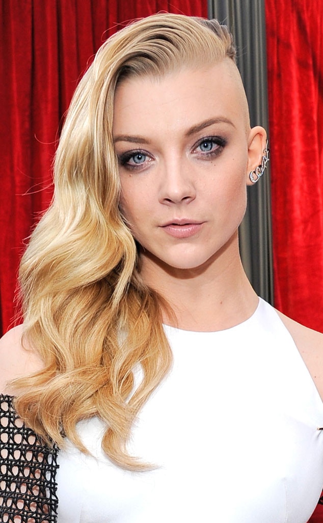 Natalie Dormer Debuts Half Shaved Head at the 2014 SAG Awards